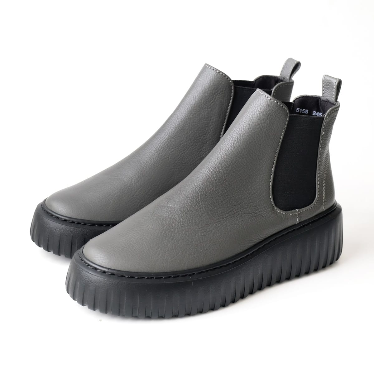 ショートブーツ 本革 レディース 厚底 日本製 フラット 歩きやすい