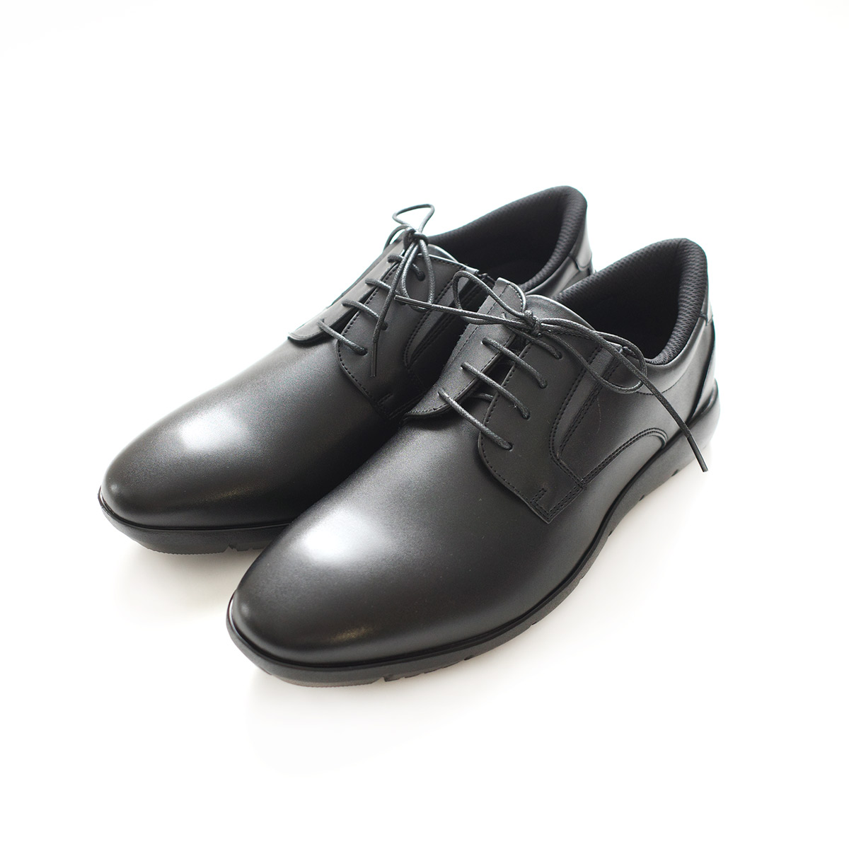 ビジネスシューズ 牛革 メンズ 手を使わない 靴 簡単 軽量 紳士靴