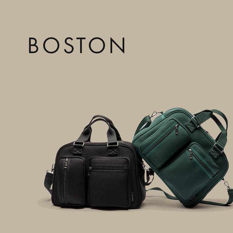 旅行用ボストンバッグ