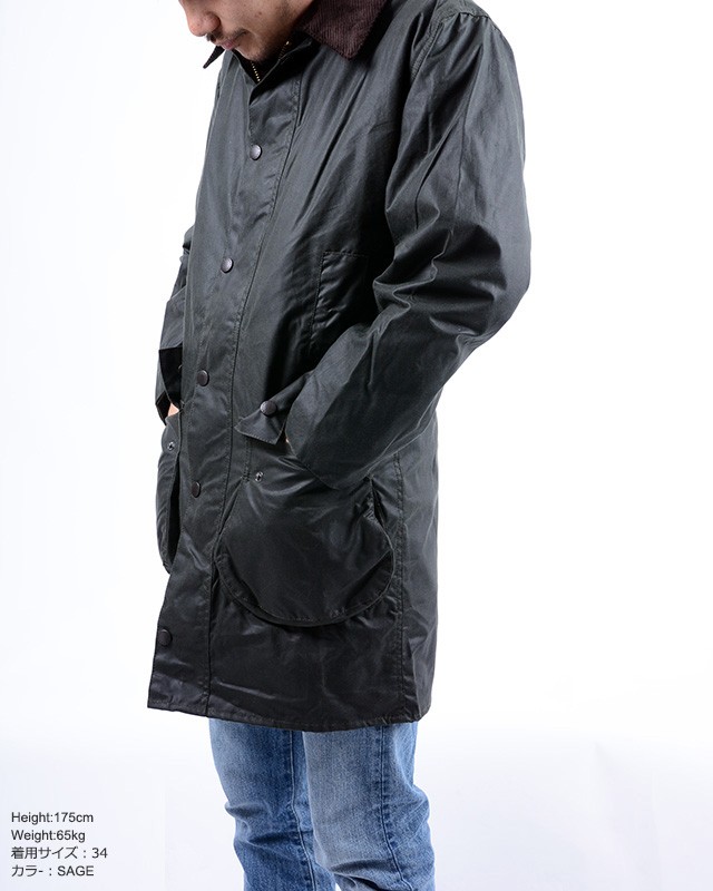 バブアーbarbour条纹border蜡棉外套大衣男装-日本购购凭借专业的代购