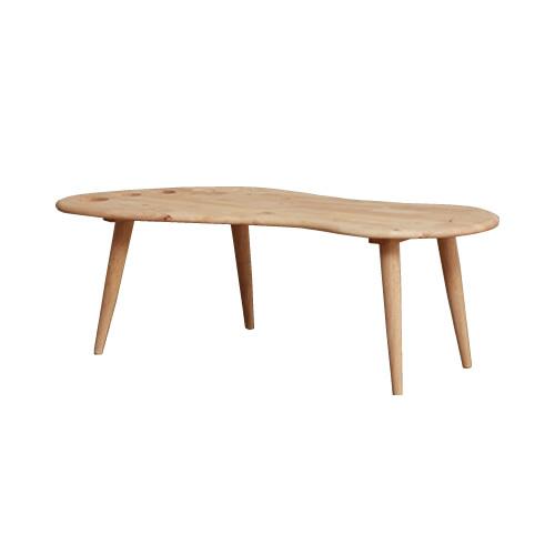 テーブル ローテーブル センターテーブル インテリア デザイン 木製 シンプル 一人暮らし 北欧 ナチュラル 収納 木 コンパクト 変わってる 足 足型 足の形｜eeena｜02