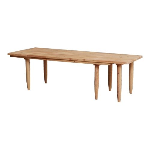 テーブル センターテーブル ローテーブル 伸縮テーブル 伸縮 机 つくえ 木製テーブル デザインテーブル おしゃれ家具 360度回転 L字 重なる リビング｜eeena｜02