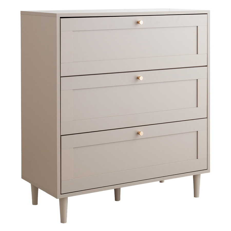 Calan カラン チェスト タンス ローチェスト 3段 白 引き出し かわいい