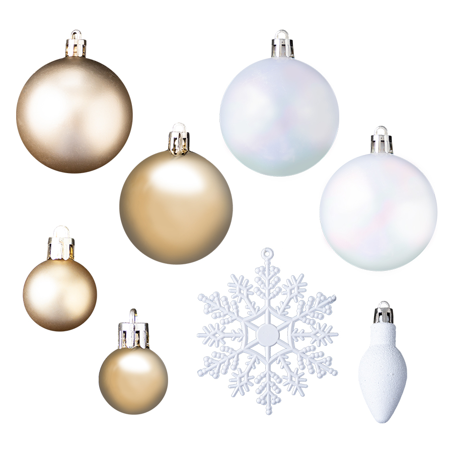 クリスマス オーナメント 50個セット クリスマスツリー 可愛い