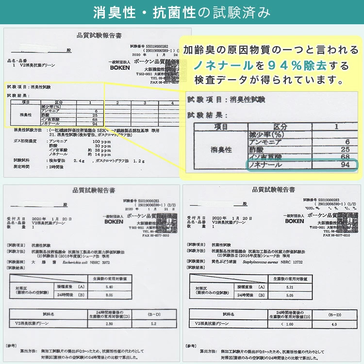 コルマビーズ試験結果