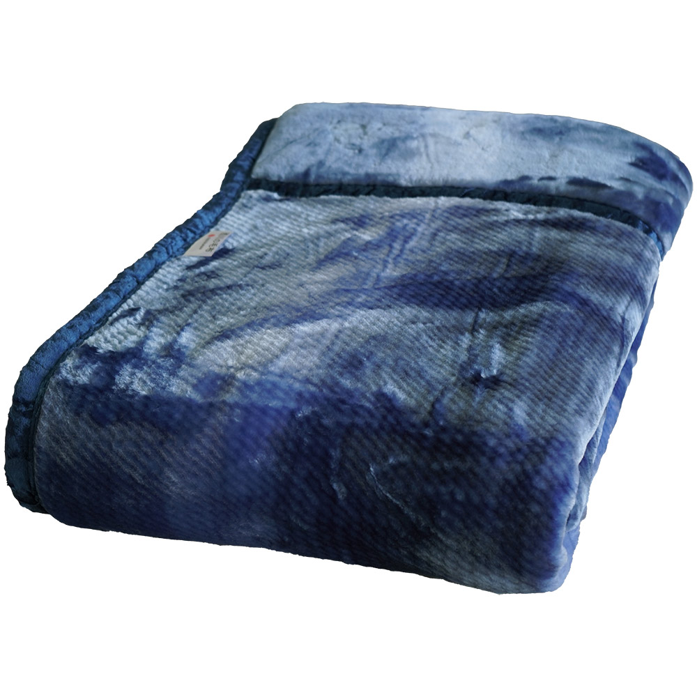 西川（nishikawa） 毛布 シングル 140×200cm マイヤー 洗える 衿付き