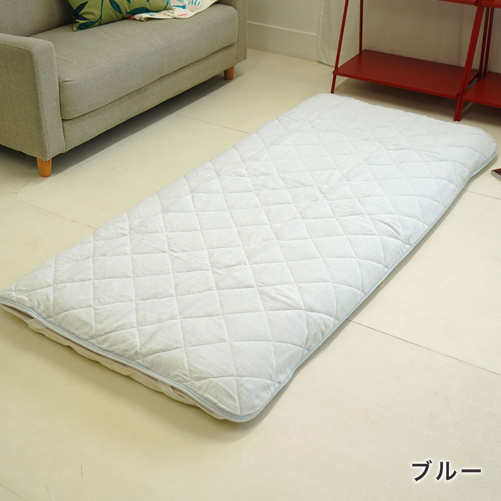 ロマンス小杉 90×180cm 敷パッド ブルー