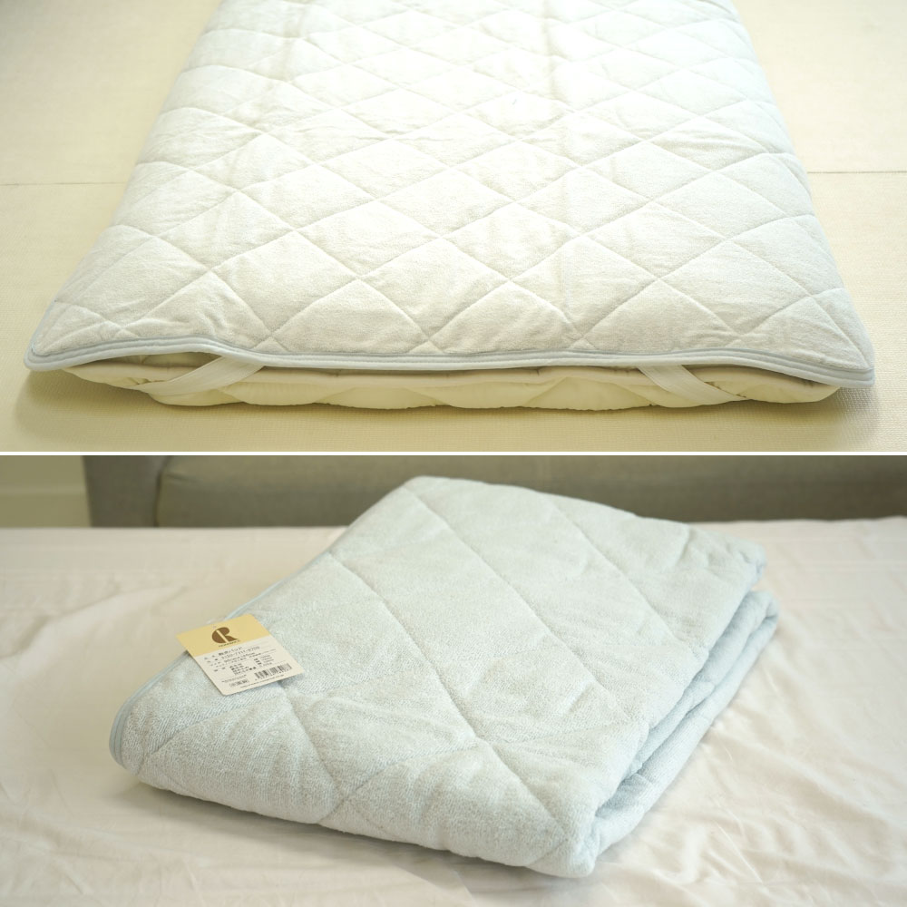 ロマンス小杉 90×180cm 敷パッド ブルー