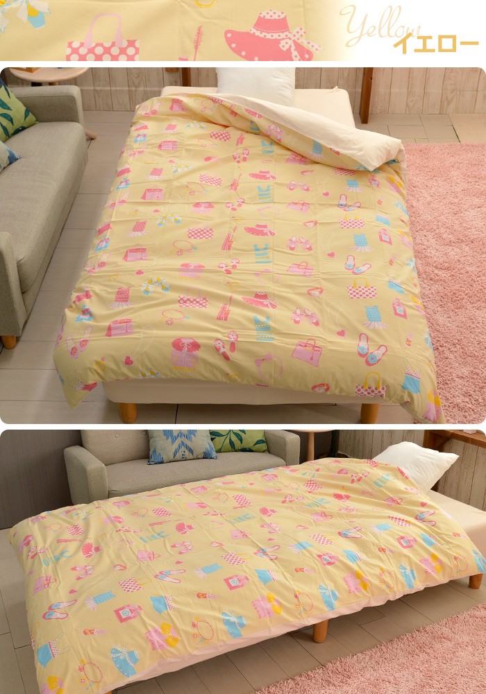 掛け布団カバー ジュニア セミシングル 135×185cm 日本製 綿100