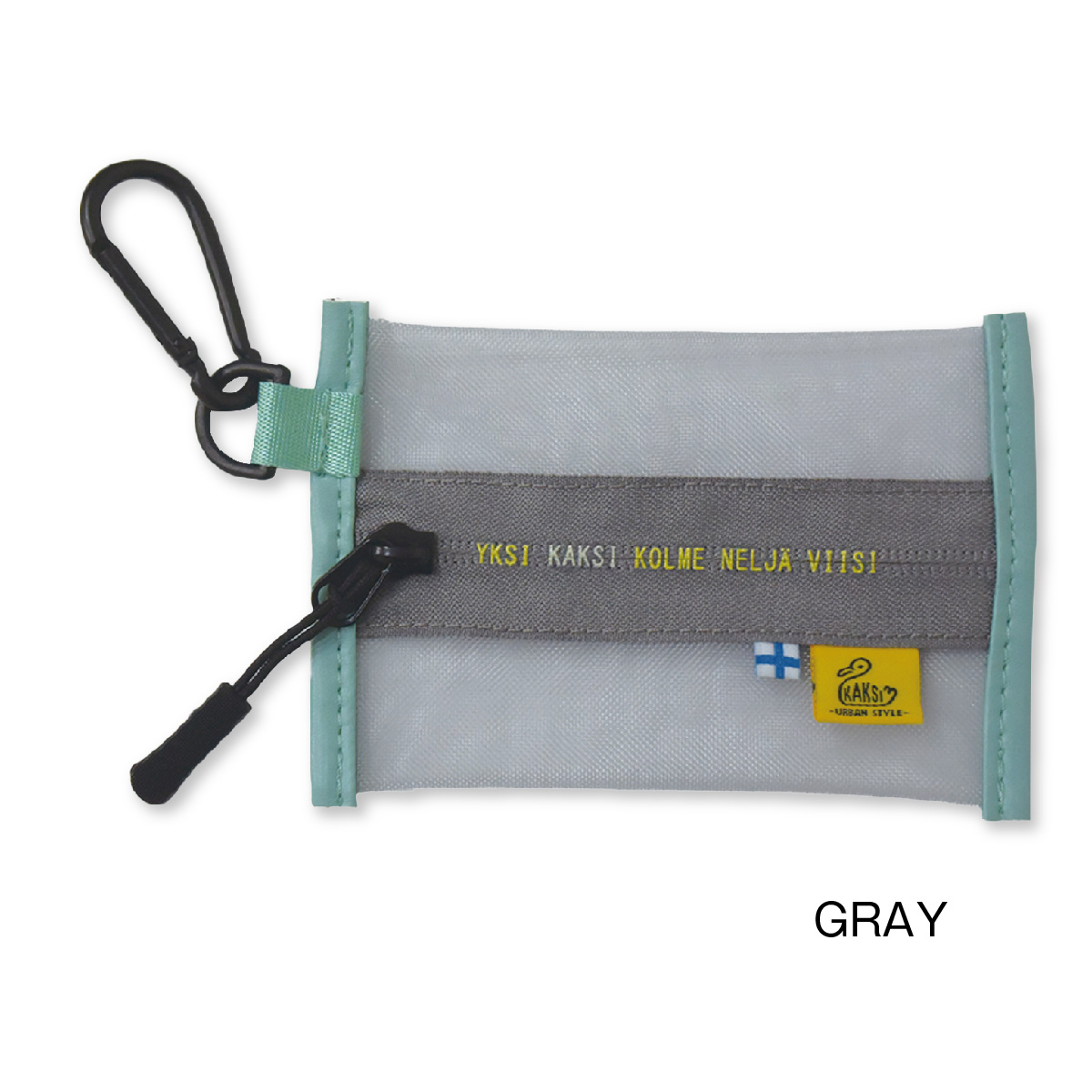 KAKSI メッシュポーチGRAY