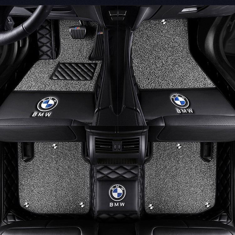 BMW 全車種 ロゴ ダブルレイヤー フロアマット トランクマット 前後座席 左右ハンドル ///M Performance M1M2M3M4M5M6 X1X2X3X4X5X6X7