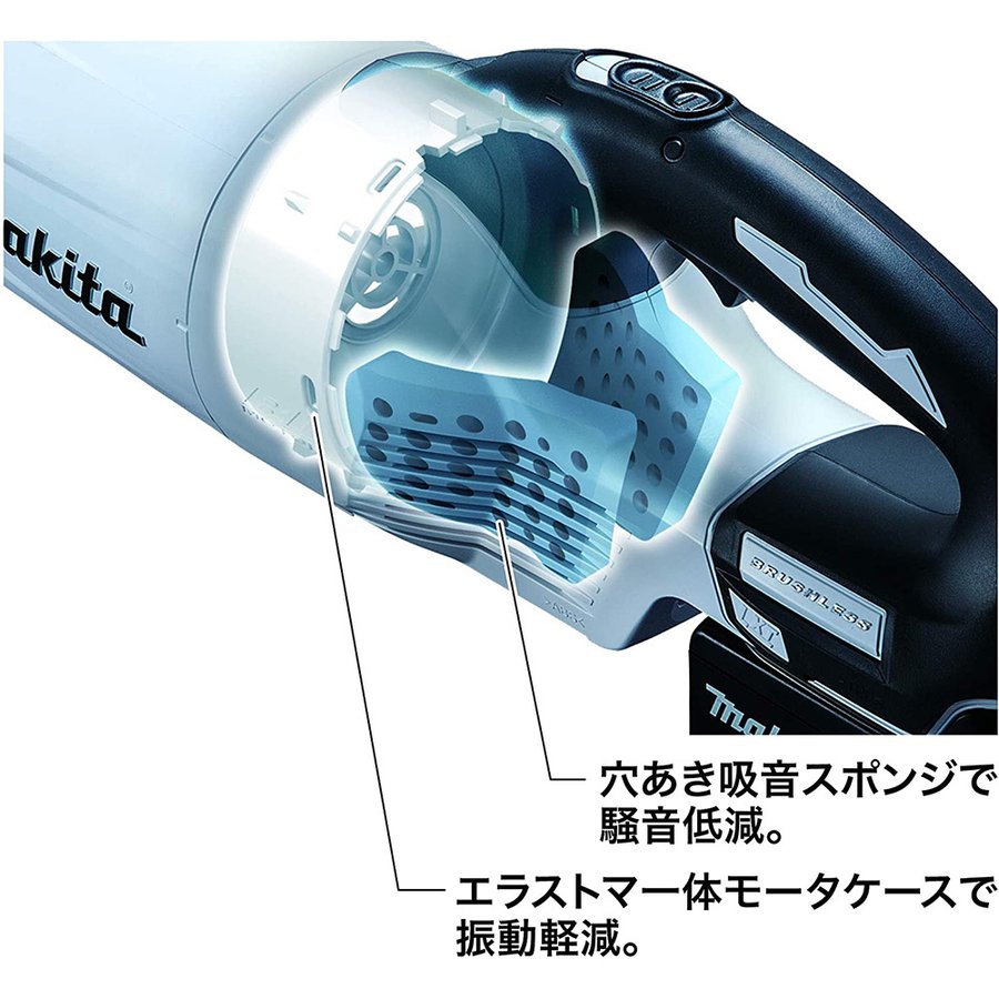 マキタ コードレス掃除機 CL281FDZW 18V カプセル式 互換バッテリー ...