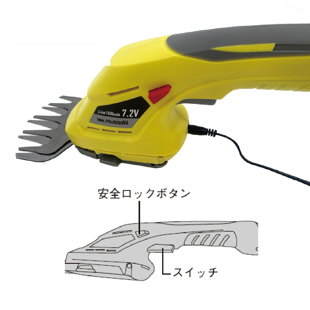 芝刈り機 バリカン 枝切 トリマ 芝生バリカン 充電式 コードレス 枝切
