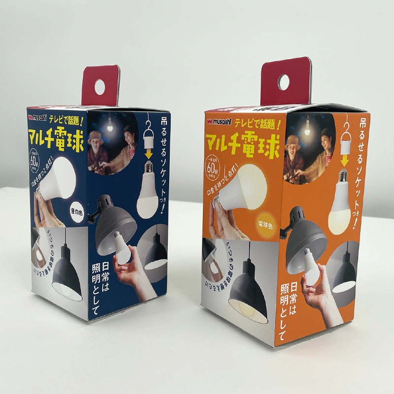 マルチ電球 LED 充電式 電球 60形 E26 口金 昼白色 電球色 停電 ライト