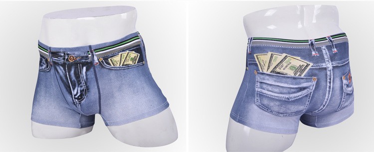 デニム風ボクサーパンツ