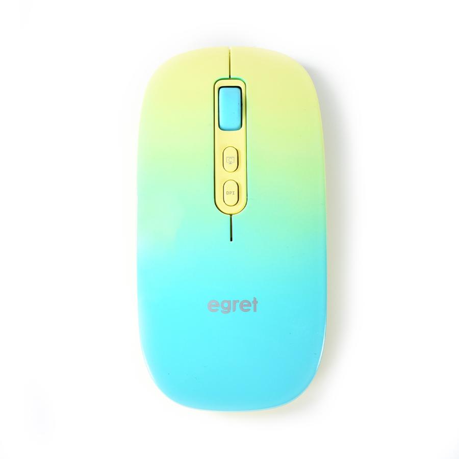 ワイヤレスマウス 無線 Bluetooth 2.4G マルチ接続　静音　3段調整DPI　軽量　充電式　15倍ポイント　かわいい　おしゃれ　EGRET　イーグレット（PrettiE）｜egret-mouse｜04