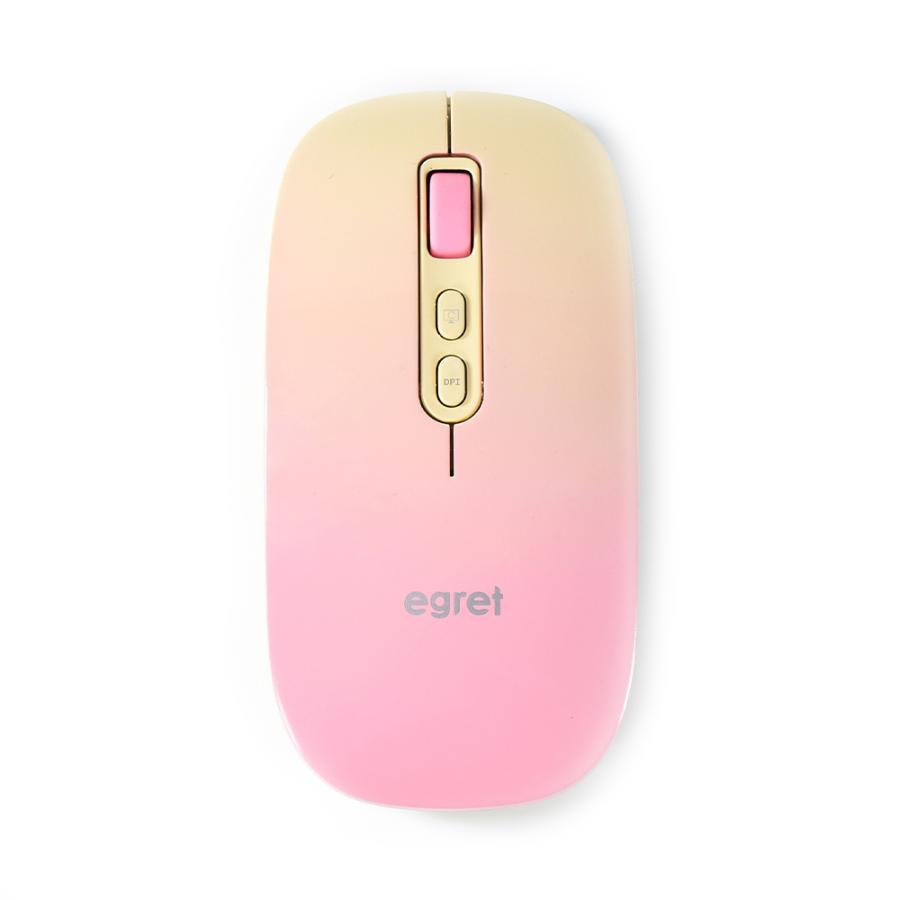 ワイヤレスマウス 無線 Bluetooth 2.4G マルチ接続　静音　3段調整DPI　軽量　充電式　15倍ポイント　かわいい　おしゃれ　EGRET　イーグレット（PrettiE）｜egret-mouse｜03