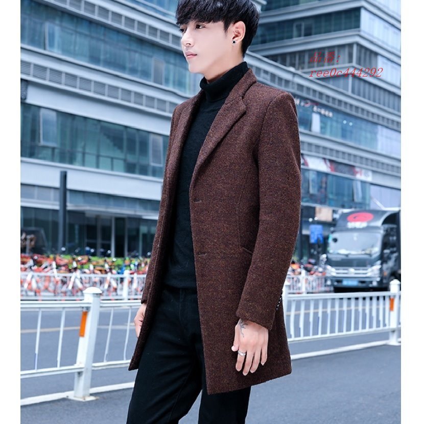 日本最級 チェスターコート ジャケット ロング アウター メンズ 送料無料 定番コート 無地 トレンド 防寒 紳士服 カジュアル 秋冬 ボタン 厚手 スリムコート ビジネス コート アウター