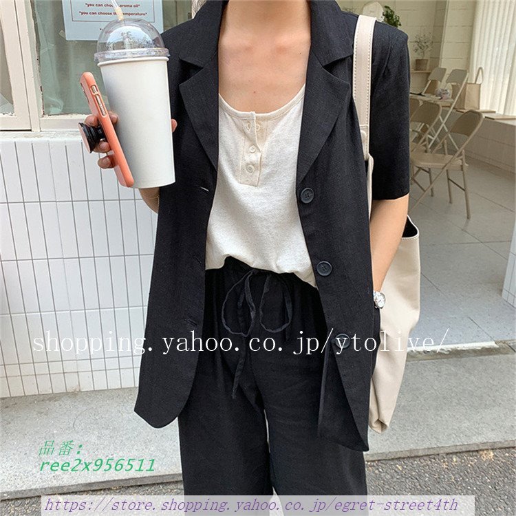 コート アウター 室内搬入設置無料 ジャケット レディース スーツ テーラード 半袖 アウター カジュアル 春 ボダン ポケット付き 綿麻 夏 0uvyp24brj Cyd Com Gt