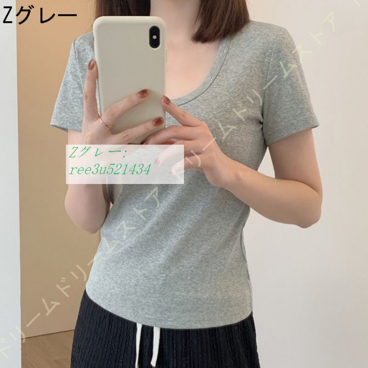 カットソー レディース トップス 長袖 Tシャツ レイヤード風 コットン100％ ロング丈 綿100％ 重ね着風｜egret-street4th｜03