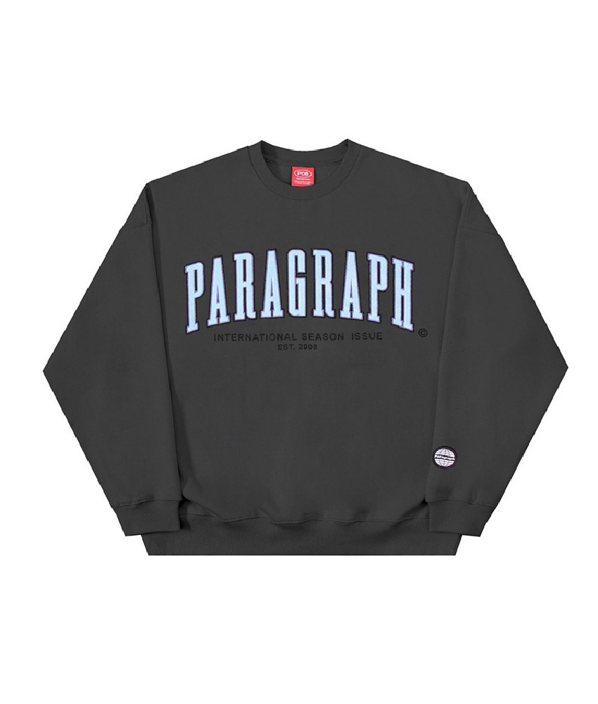 【送料無料】[Paragraph/正規品] ベルベット刺繍スウェットシャツ/MTM (4color)｜egshop｜02