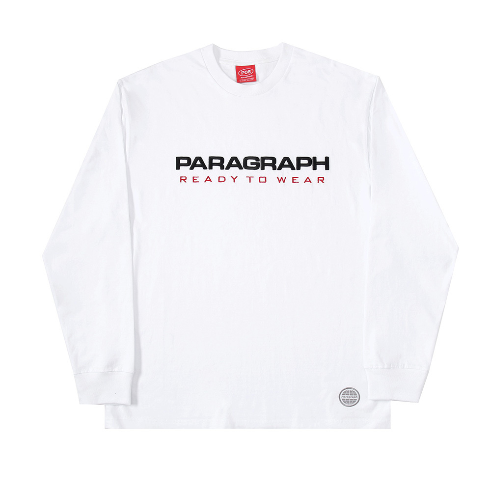 【送料無料】●正規品● [21SS/Paragraph] READY TO WEARロングスリーブ/長袖/オリジナル/パラグラフ/新着/正規品パラグラフ/ORIGINAL PARAGRAPH | Paragraph | 01