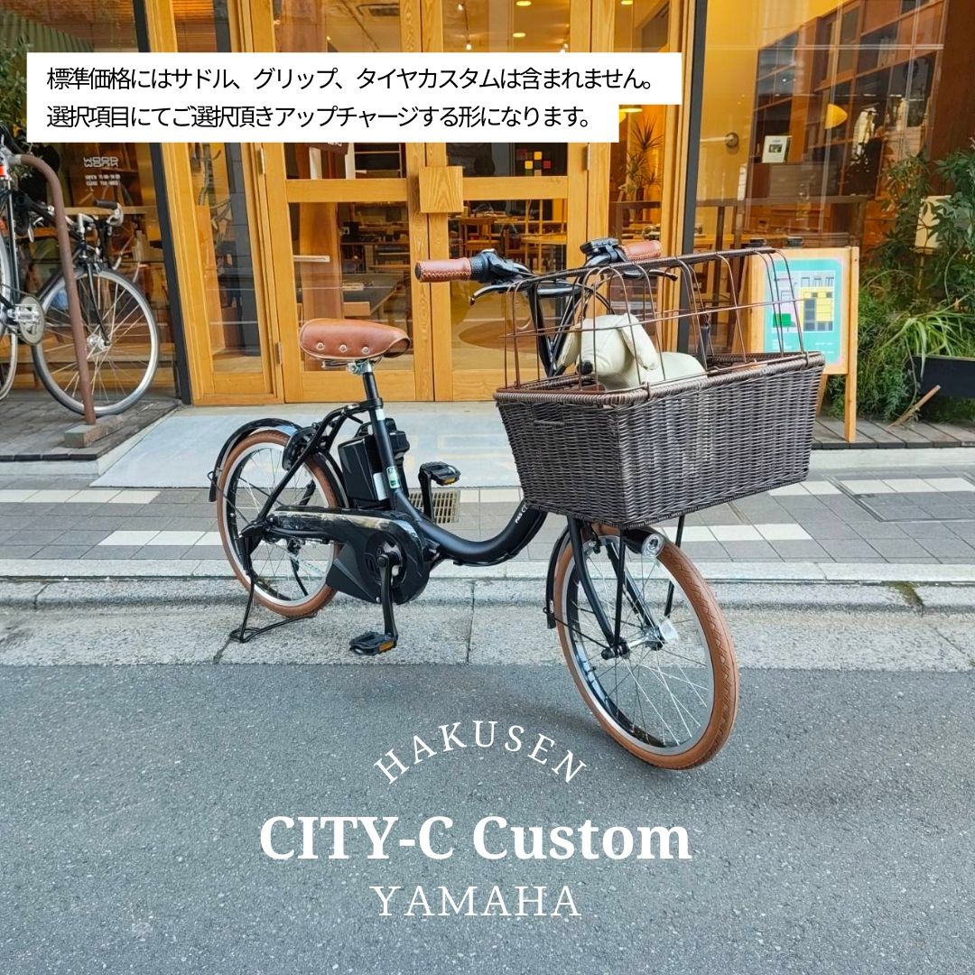 PAS CITY ラタンペットバスケットフロント/フルカスタム[PAS C