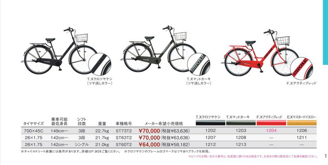 スピード対応 全国送料無料 STEPCRUZ ステップクルーズ 点灯虫 ST60T2 26インチ 変速なし 2022モデル ブリヂストン自転車  送料プランA 23区送料2700円 注文後修正