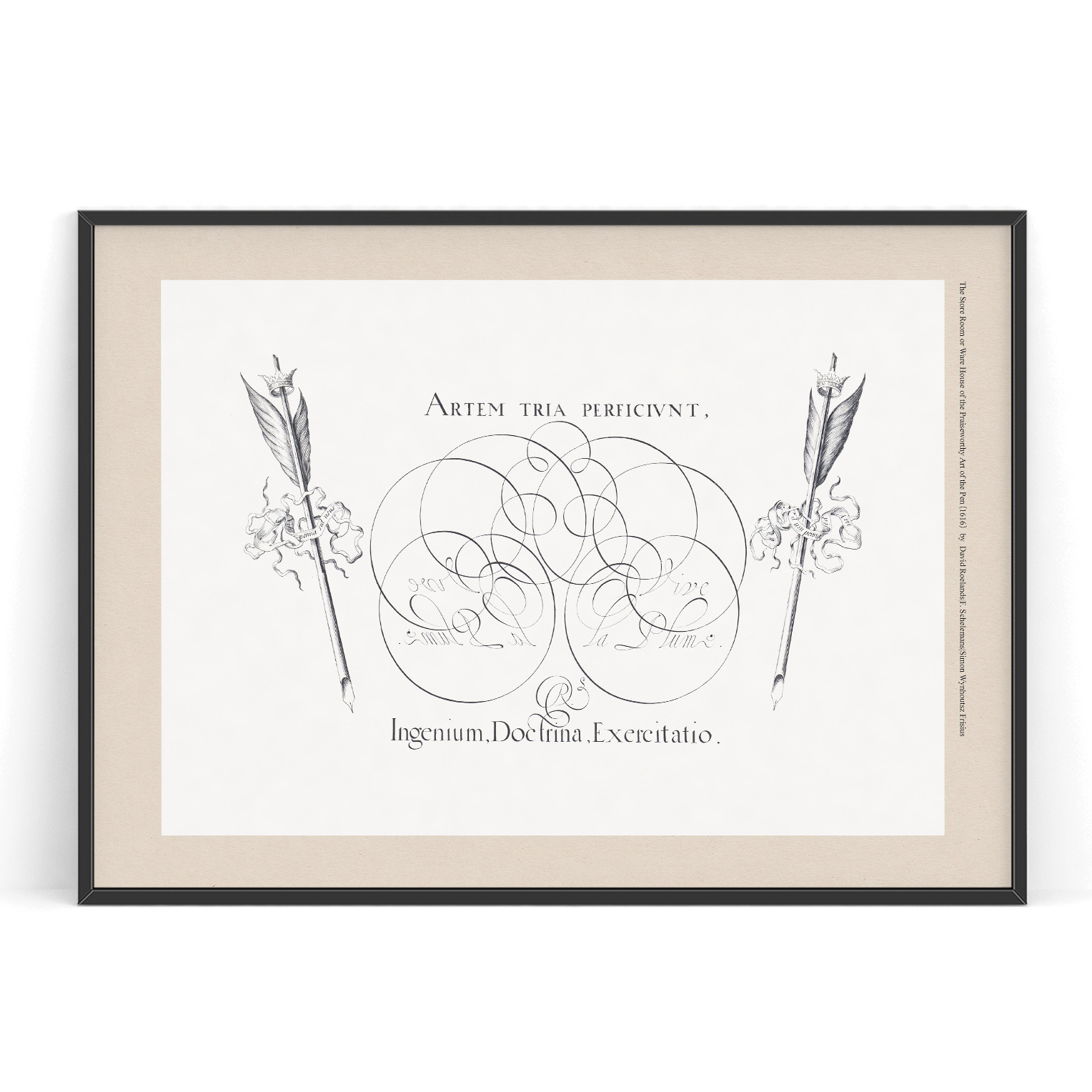 選べるデザイン カリグラフィー アートポスター ビンテージ