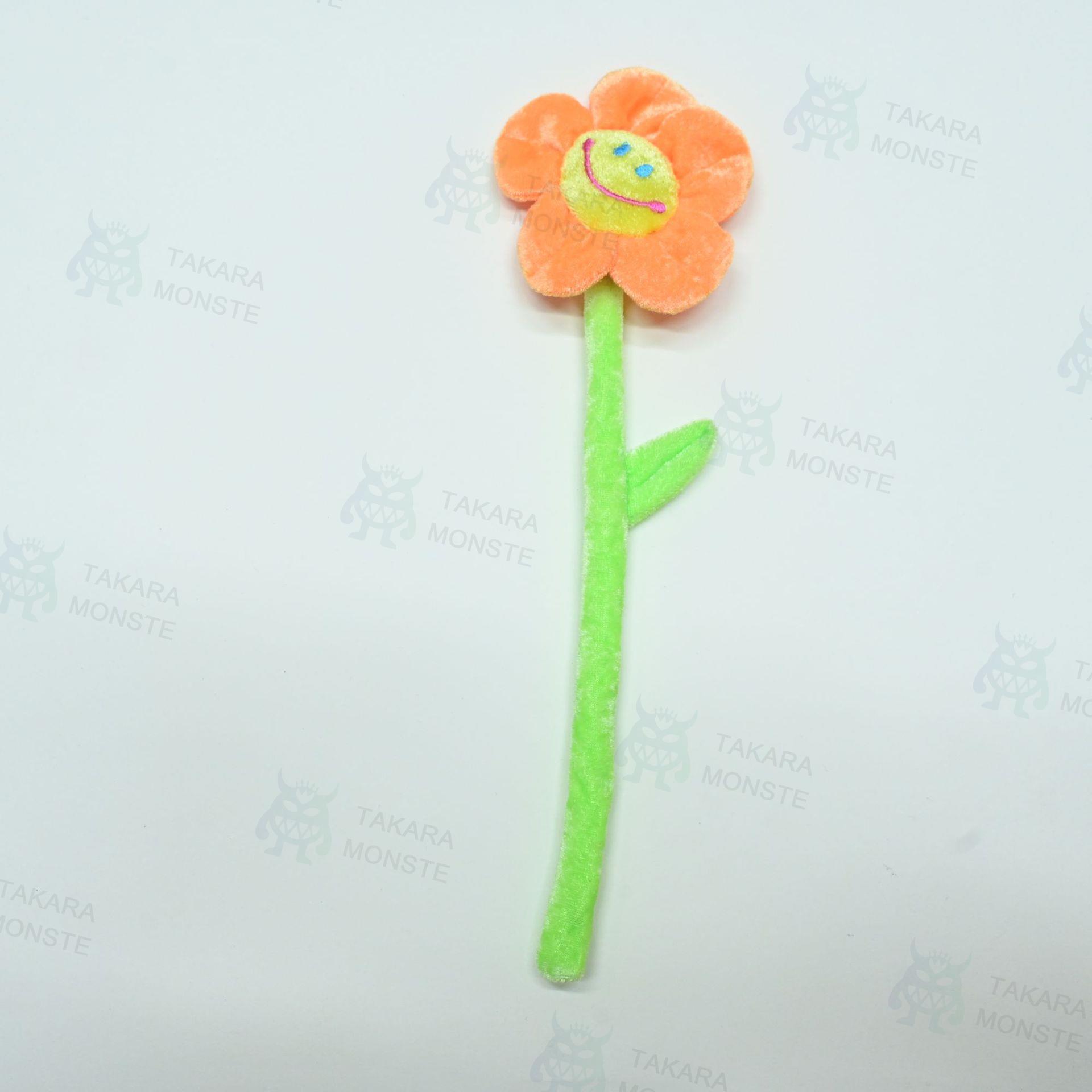 8本入 スマイルフラワー ぬいぐるみ 造花 花 ニコちゃんフラワー S