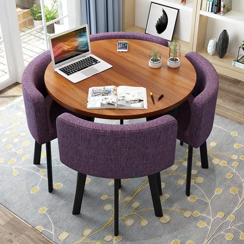 ダイニングテーブルセット（色：パープル系）｜ダイニングテーブル
