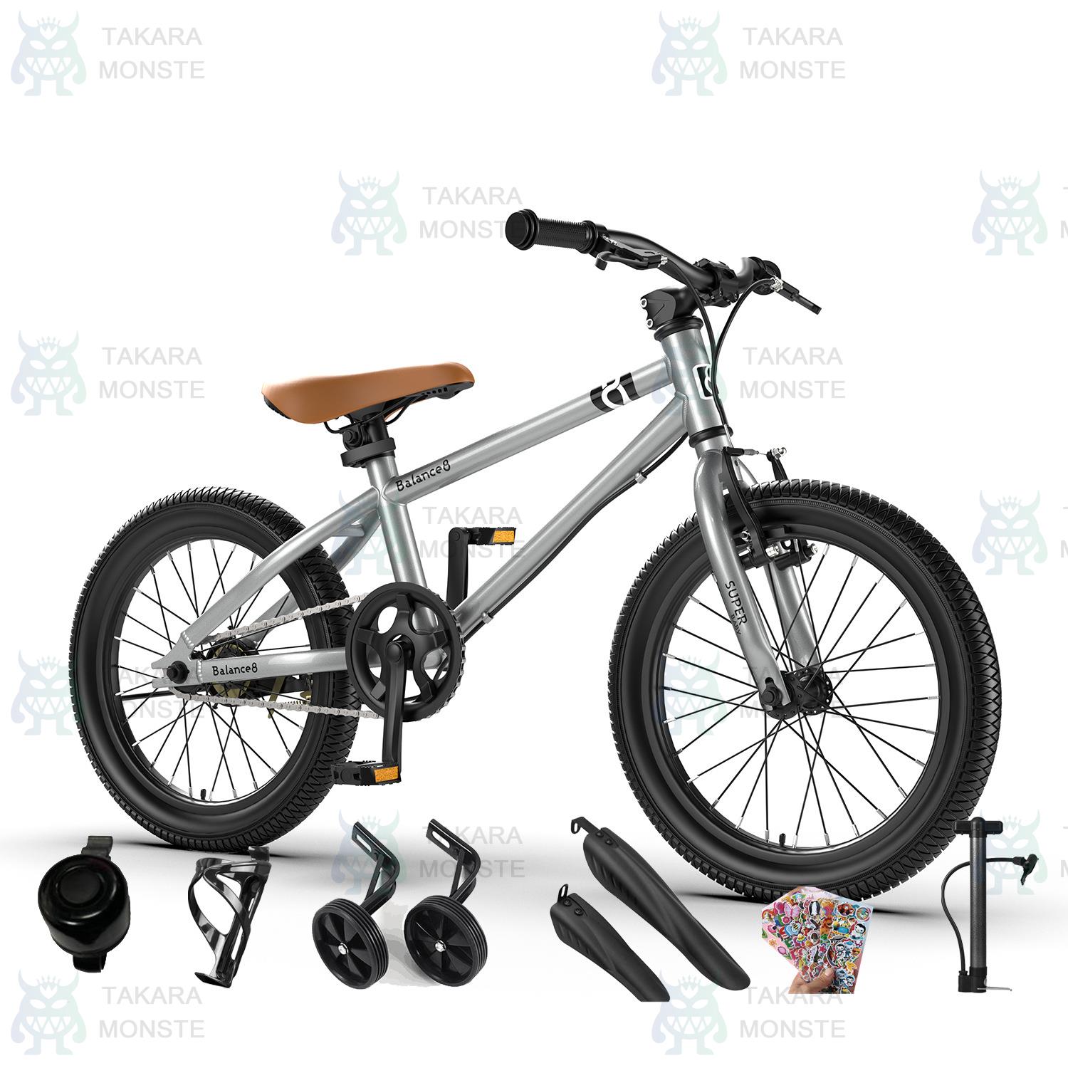 16 インチ / 20 インチ キッズバイク 初心者最適 子供用自転車 高炭素鋼フレーム 前後 V ブレーキ マウンテンバイク / クロスバイク 幼児から小学生まで対応の画像
