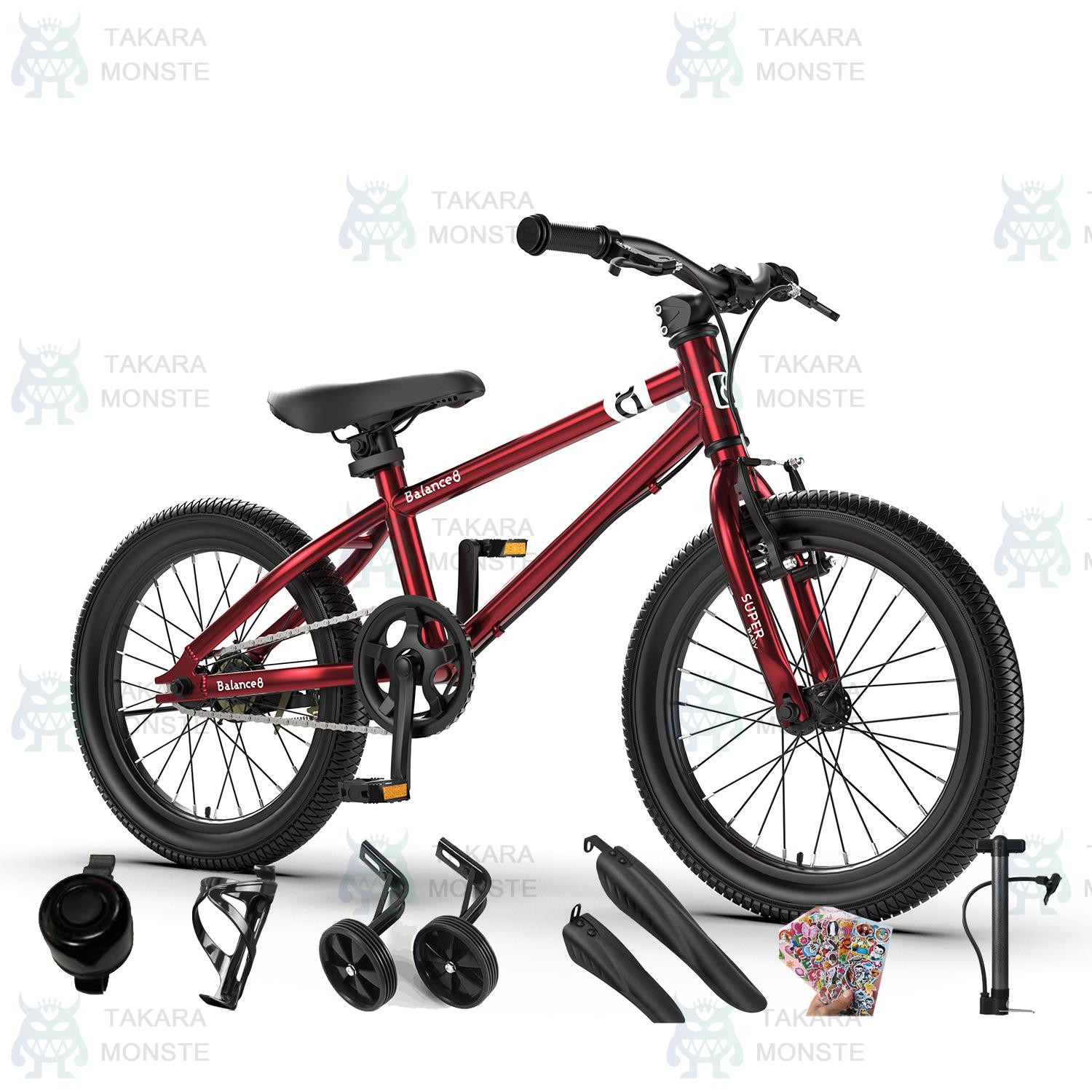 16 インチ / 20 インチ キッズバイク 初心者最適 子供用自転車 高炭素鋼フレーム 前後 V ブレーキ マウンテンバイク / クロスバイク 幼児から小学生まで対応の画像