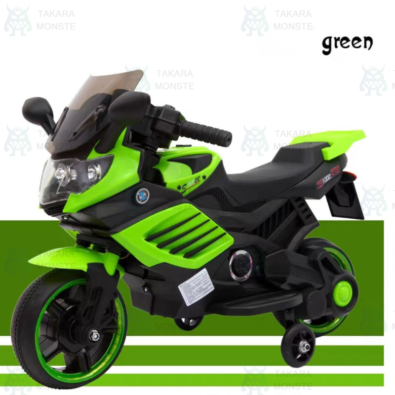 動乗用バイク レッド ホワイト 充電器付き 子供用 乗用 プレゼント