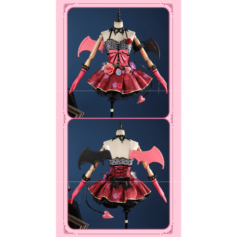 ラブライブ love live 小悪魔編 覚醒 矢澤にこ 東條希 コスプレ衣装 ※悪魔のトライデント 羽根と尻尾 追加可能の画像