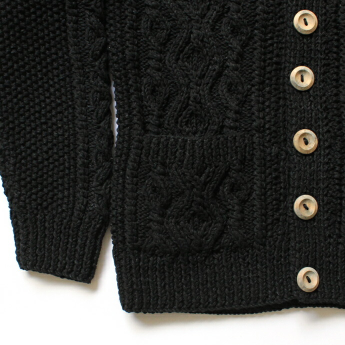 INVERALLAN（インバーアラン） / 3A Lumber Cardigan - Black Denim