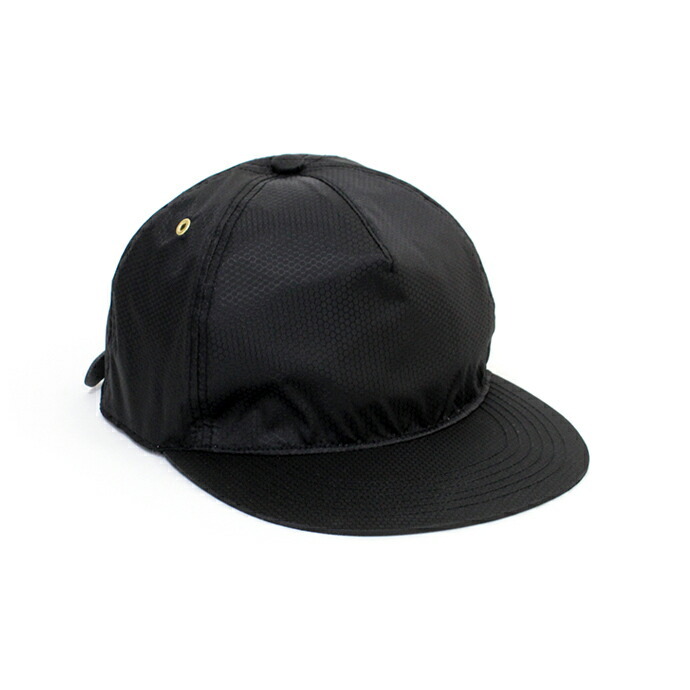 Trad Marks / Basic Cap Honeycomb Rip-Stop ベーシックキャップ ハニカムリップストップ - Black ブラック 即日発送 即納 Trad Marks / Basic Cap Honeycomb Rip-Stop ベーシックキャップ