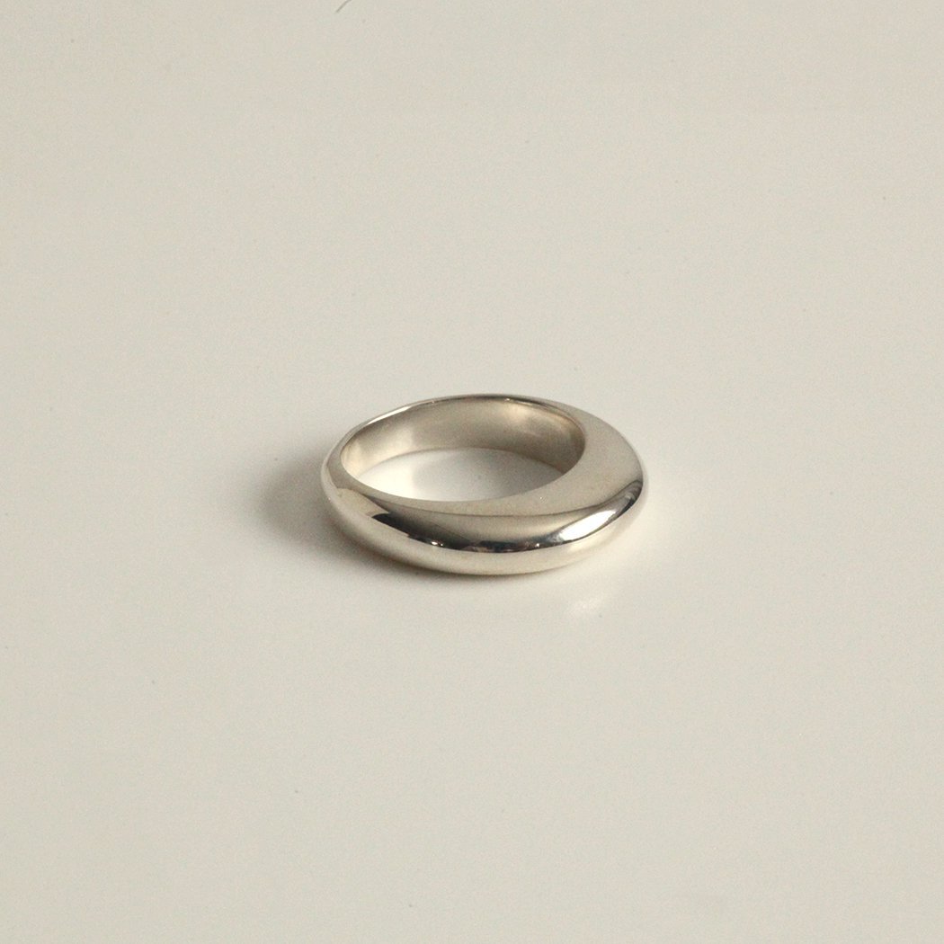 BYOKA　ビョーカ　シルバー　リング#9　バングル#S　2点セット BYOKA（ビョーカ）/ R0901 CRESCENT RING リング - シルバー