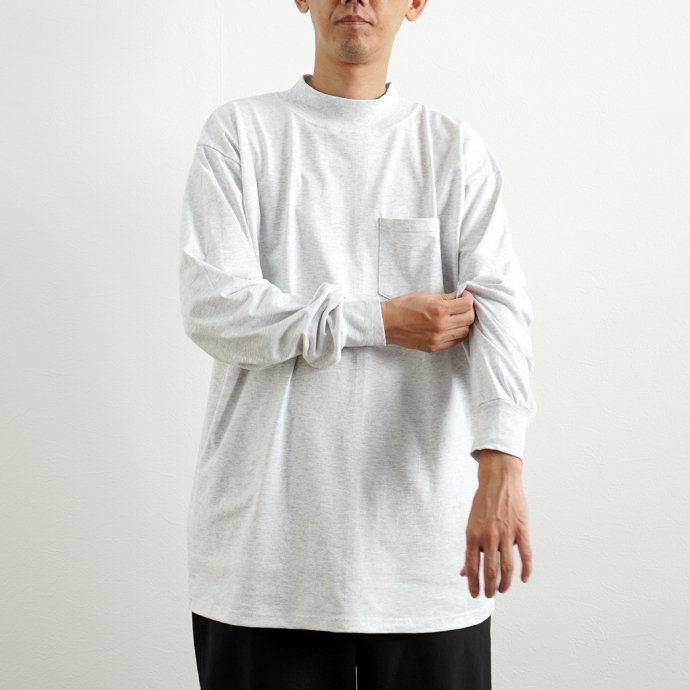 LIFEWEAR Inc. / Mock Neck Long Sleeve Pocket T-Shirts ライフ LIFEWEAR Inc. / Mock Neck Long Sleeve Pocket T-Shirts ライフ