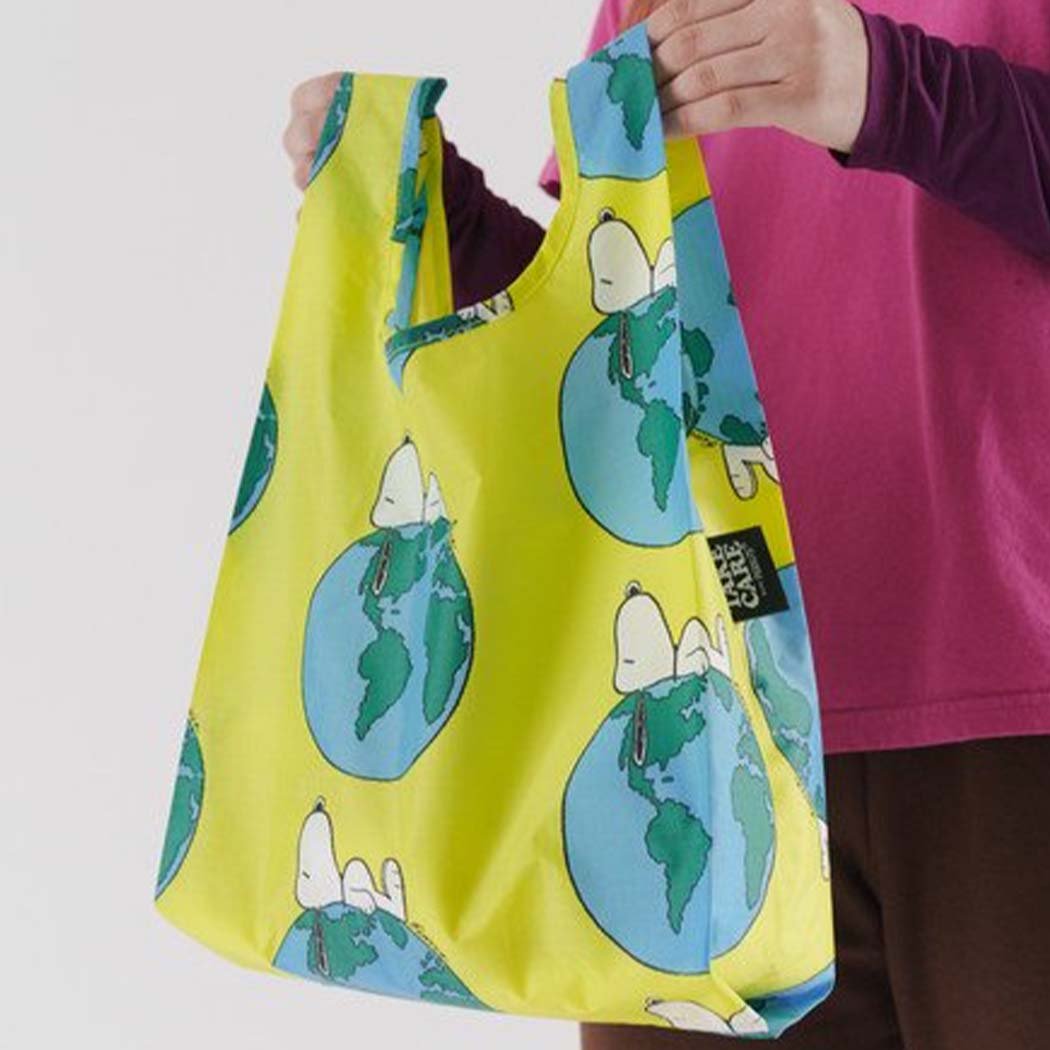 SNOOPY BAGGU (バグゥ) BABY エコバッグ スヌーピー TAKE CARE
