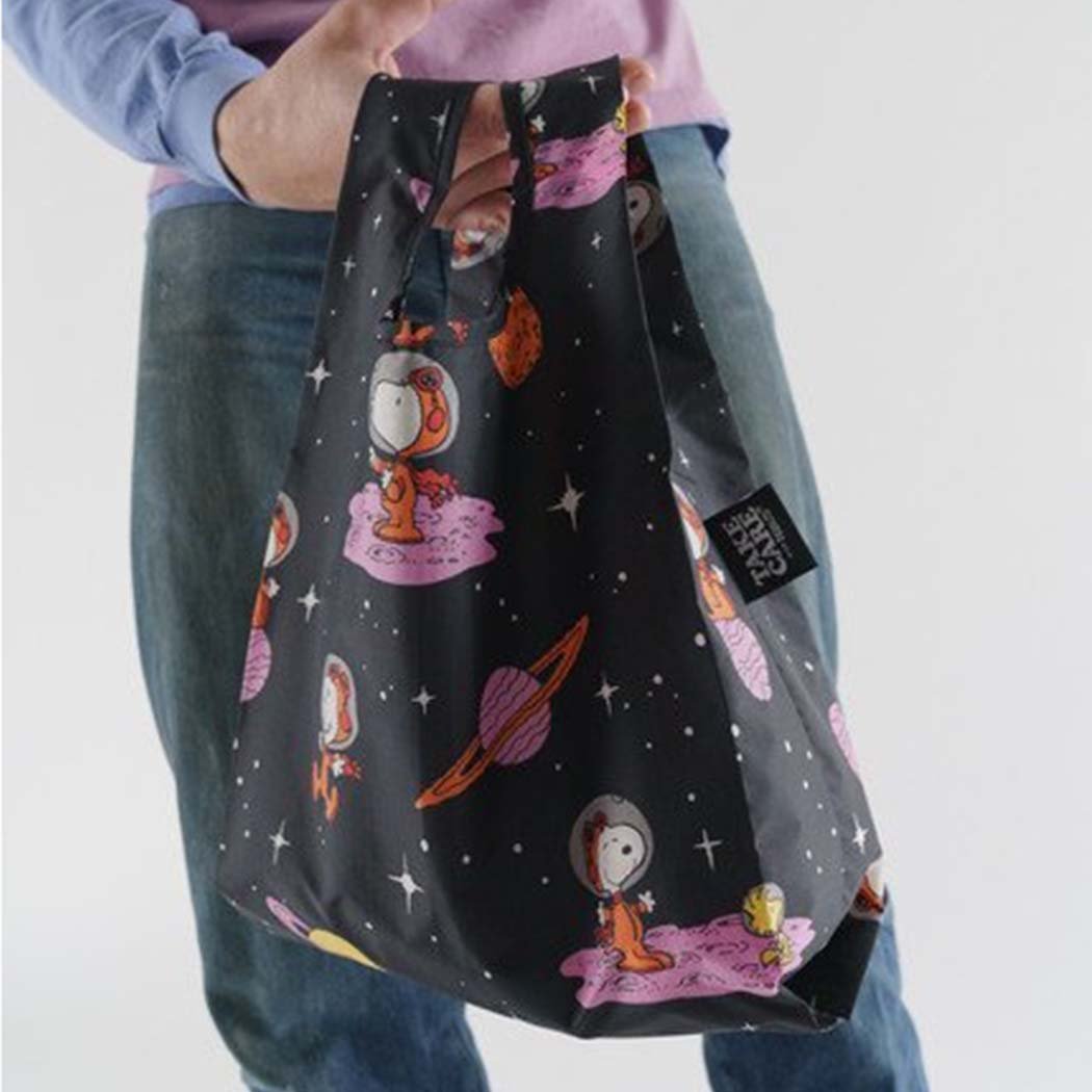 BAGGU エコバッグ　SNOOPY スペーススヌーピー　フラワースヌーピー SNOOPY（スヌーピー） BAGGU（バグゥ） / BABY エコバッグ - TAKE CARE