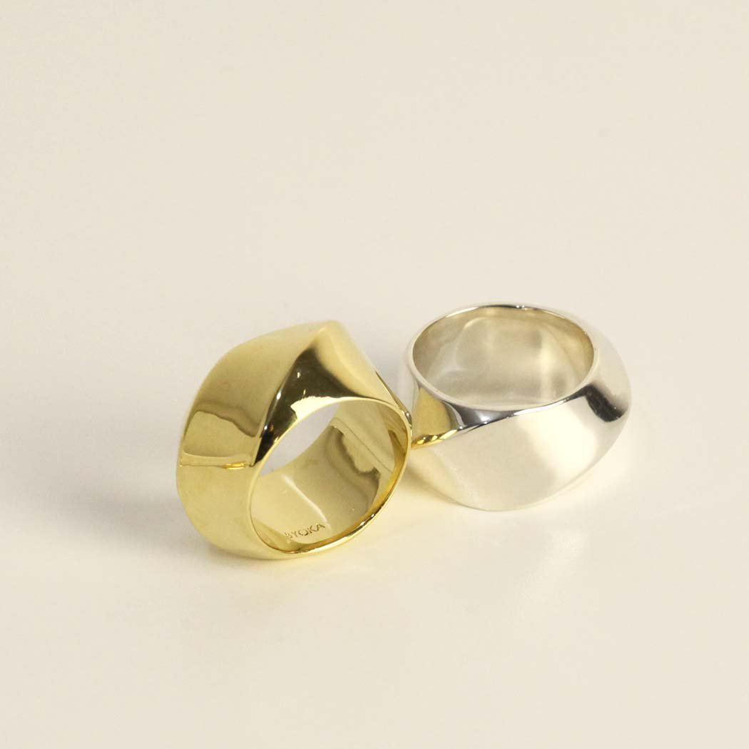 専用 BYOKA CREAM SILVER925 シルバー ピンキーリング 5号 BYOKA（ビョーカ）/ R1902 CREAM PINKY RING リング - シルバー