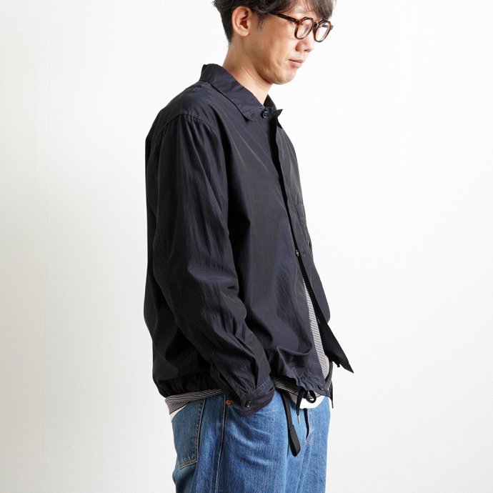 STILL BY HAND（スティル バイ ハンド） / SH01221 コーチシャツジャケット - Blue Charcoal ブルーチャコール  送料無料 買い回り 買い周り 買いまわり ポイン…