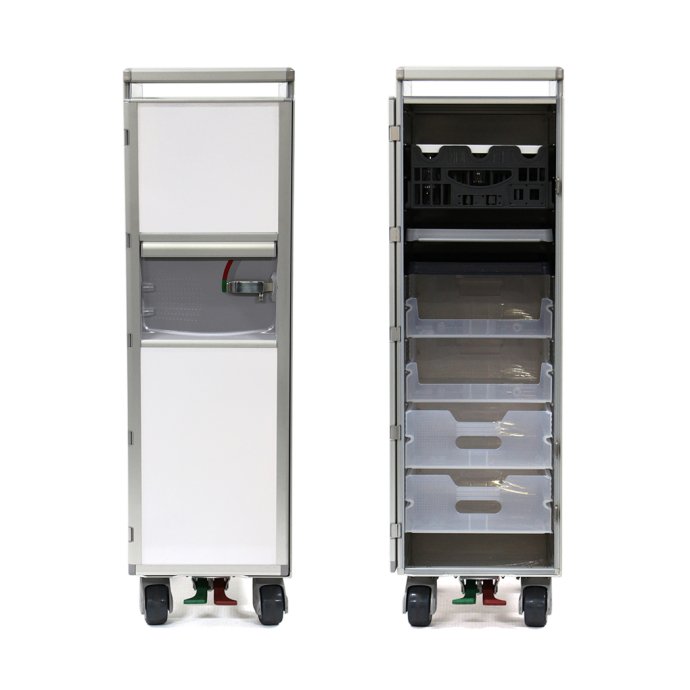 【送料無料】 Upgrade / Half Size Service Trolley ハーフサイズ サービストロリー 機内搭載トロリー ミールカート  機内食サービスカート : 168396333 : ジュエリー ファッション EHS - 通販 - Yahoo!ショッピング