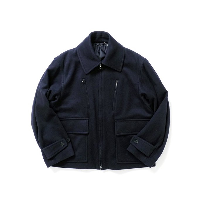 blurhms ROOTSTOCK ブラームス メンズ Light Melton Zip Jacket