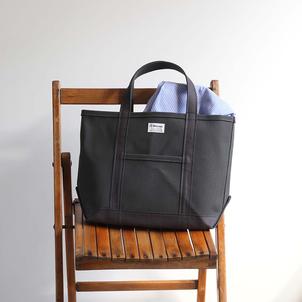 オーシバル バッグ ORCIVAL トートバッグ レディース M サイズ RC-7042 HVC キャンバス トート ICE GREY × CHARCOAL A4 無地 シンプル おしゃれ カジュアル 通勤 通学 大学生 オーチバルあす楽 母の日 ギフト プレゼント 贈り物 鞄 ORCIVAL（オーシバル） バッグ トートバッグ レディース M サイズ RC