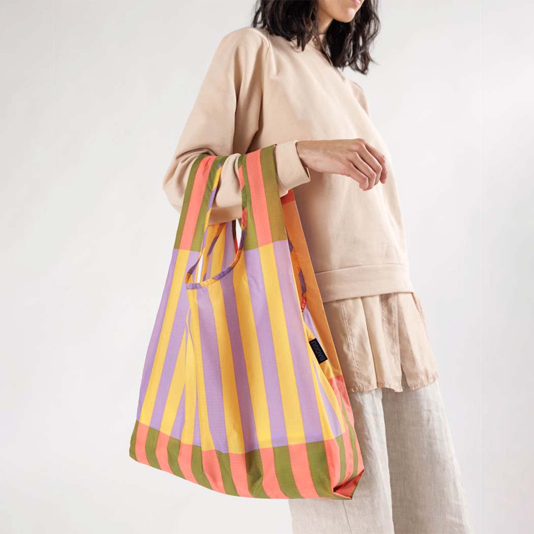 新品　BAGGU デッドストック　ストロベリー　ストライプ　エコバッグ　セット babybaggu2508.jpg