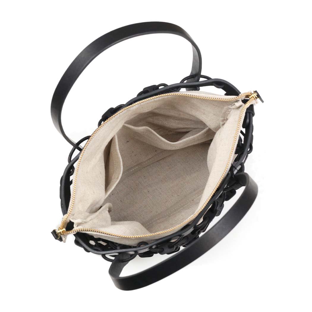 Ense（アンサ） (アンサ) / k003 kago tote mini レザー カゴ トート 