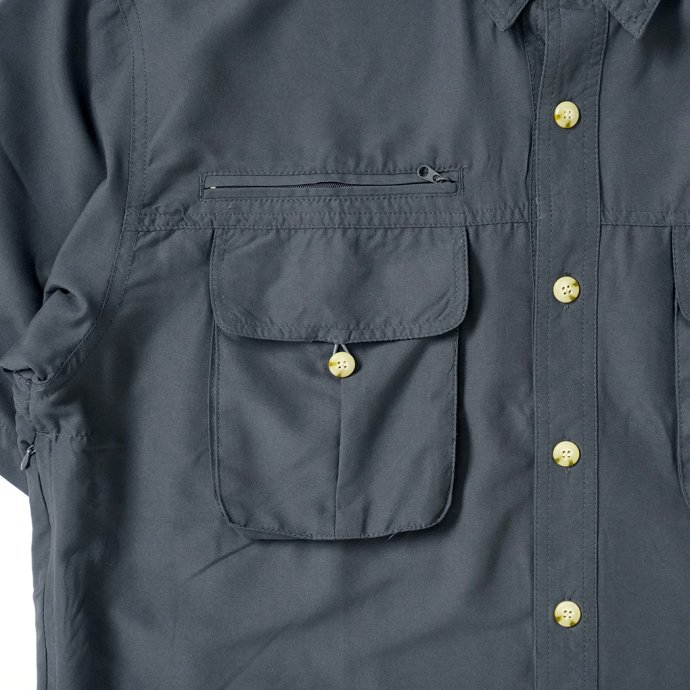 Guide's Choice / PACA Fishing Shirts Short Sleeve - Charcoal 半袖