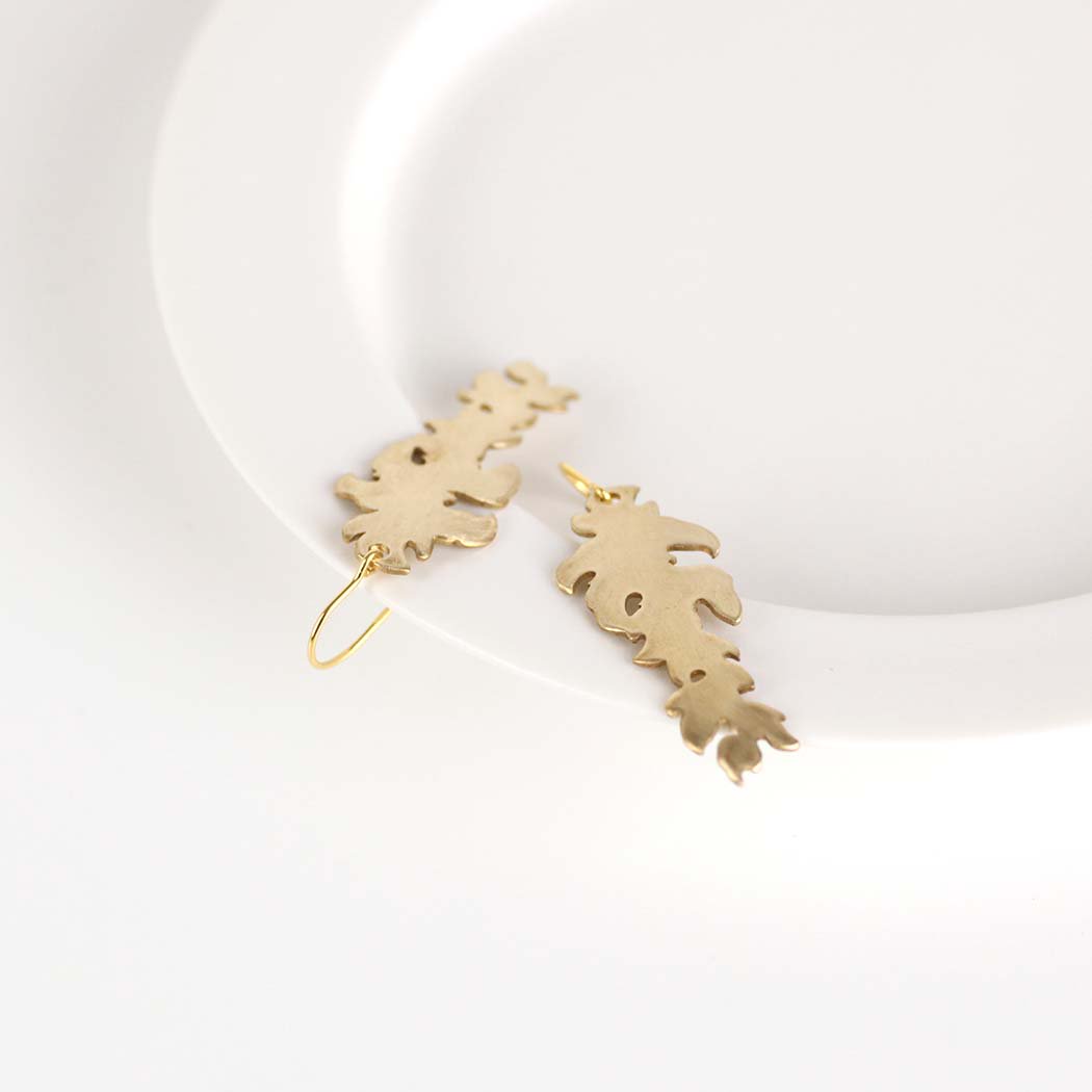 mnoi（ムノイ） / brass earrrings ピアス / イヤリング - bouquet 母